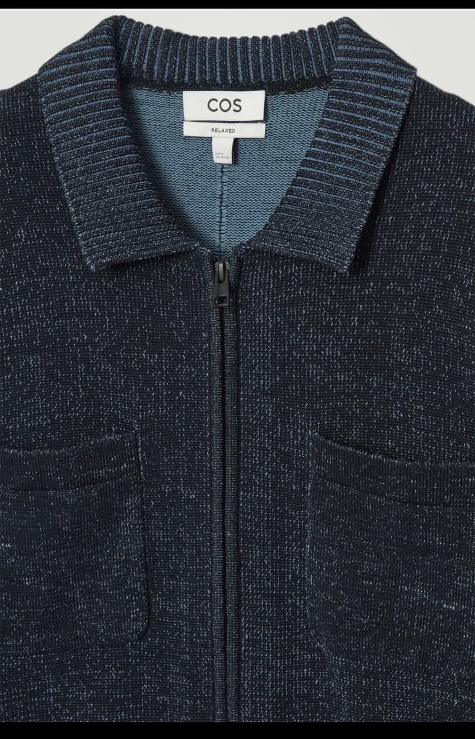 COS 투톤 니트 보머 자켓 [XL] 상품이미지2