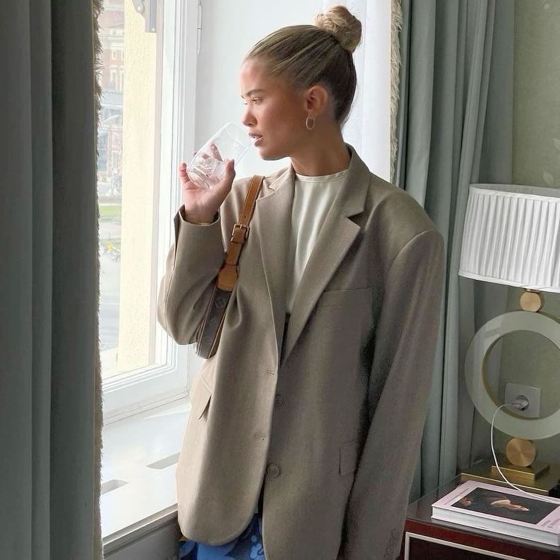 S사이즈 Djerf Avenue 저프에비뉴 포에버 블레이저 자켓 루즈핏 상품이미지1