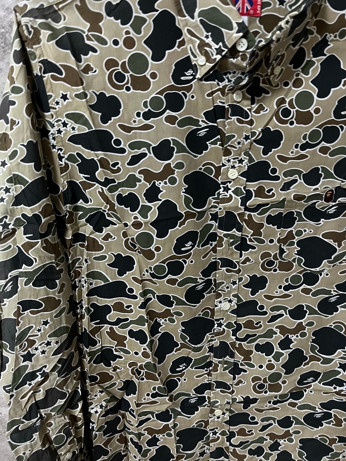 베이프 아카이브 피사체카모 셔츠 상품이미지2