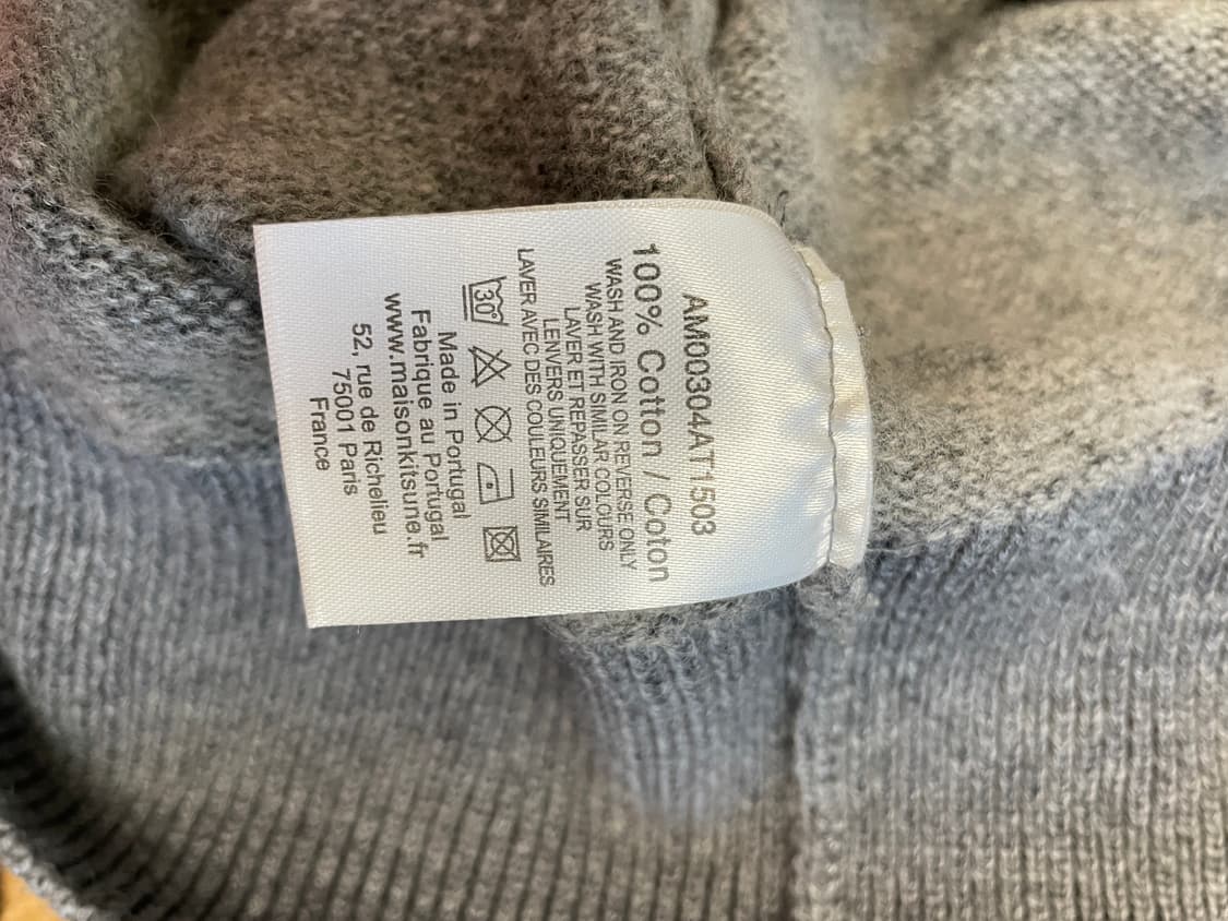 메종키츠네 투톤 니트 상품이미지5