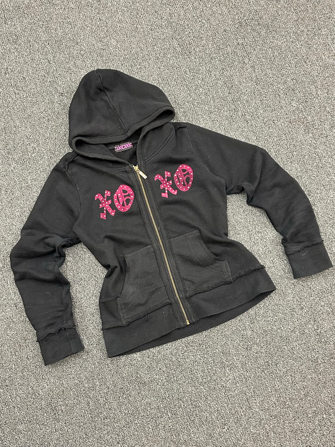 OS)일본 빈티지 xoxo y2k 여성 후드집업 상품이미지2