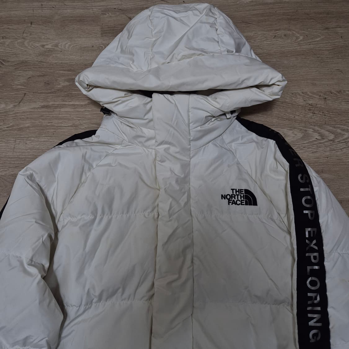 노스페이스 아틀레틱 사이드라인 후드 롱패딩 점퍼 M(95) 상품이미지2