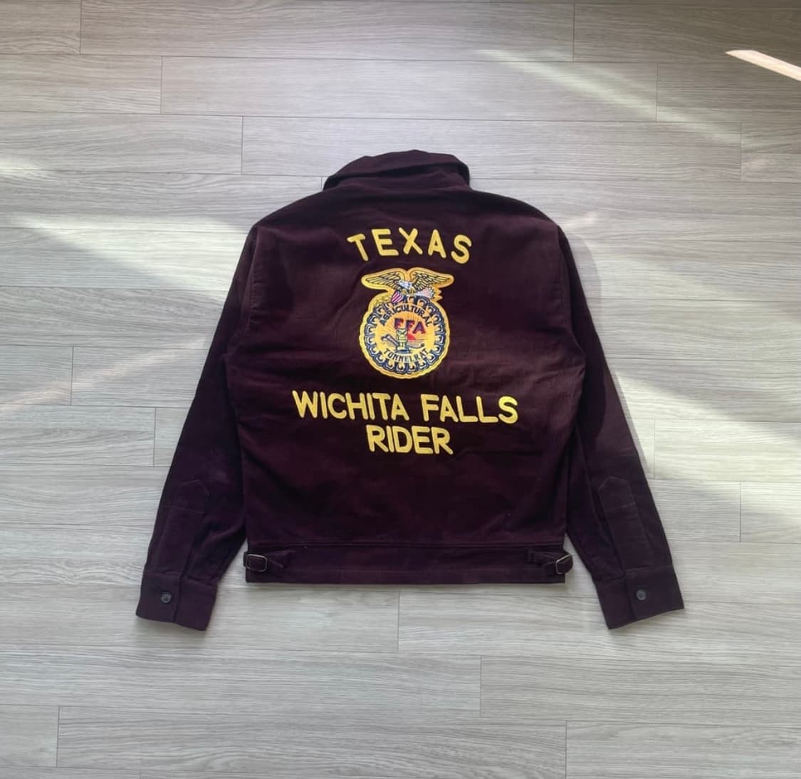 FFA Texas Corduroy Burgundy Jacket 상품이미지1