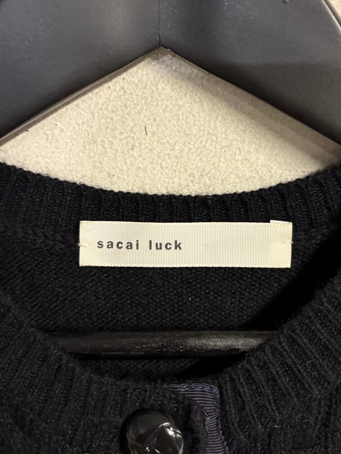SACAI LUCK ruffle cable cardigan  상품이미지8