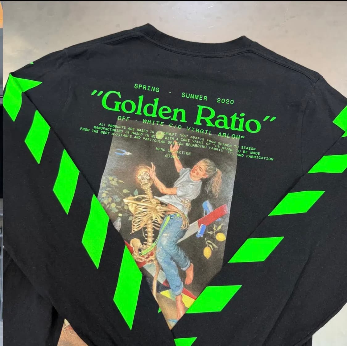 오프화이트 골든라티오 파스칼 롱슬리브 상품이미지3