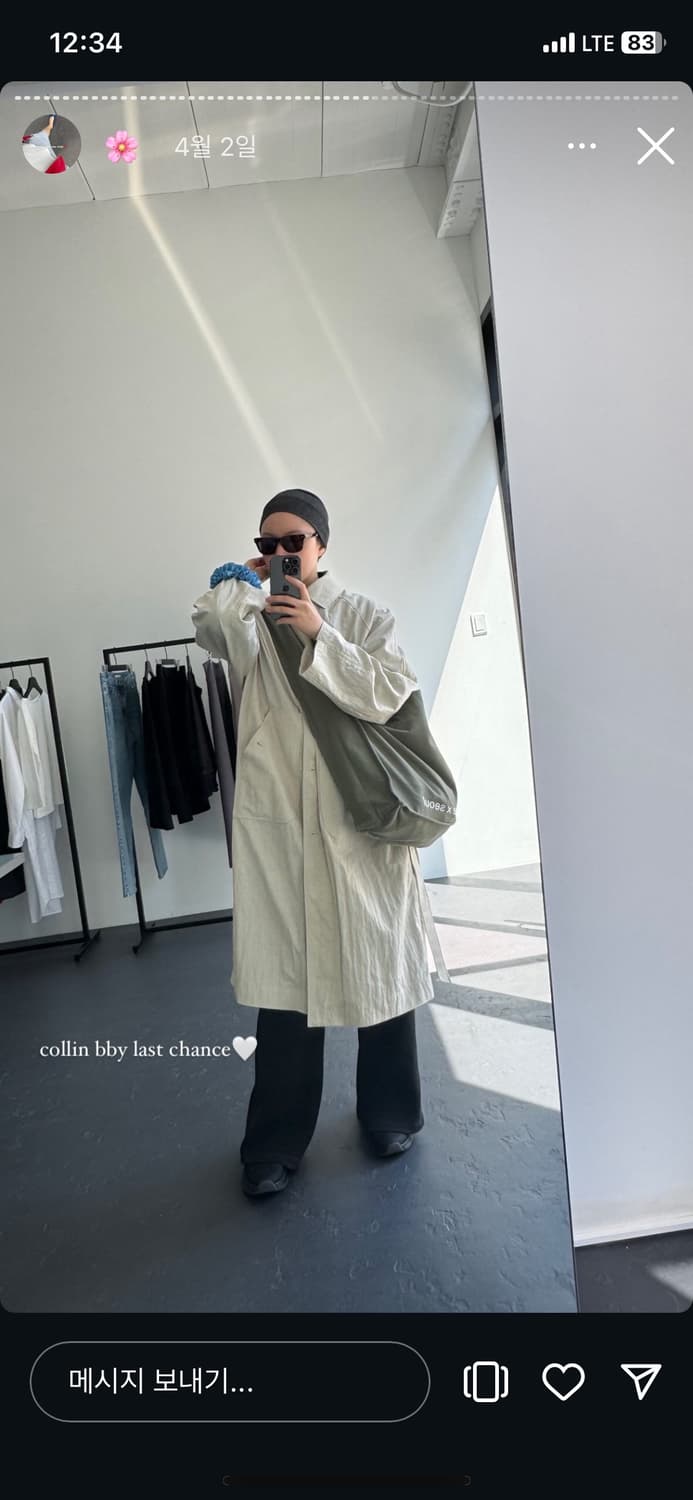 shop klue 샵 클루 트랜치 코트 상품이미지7