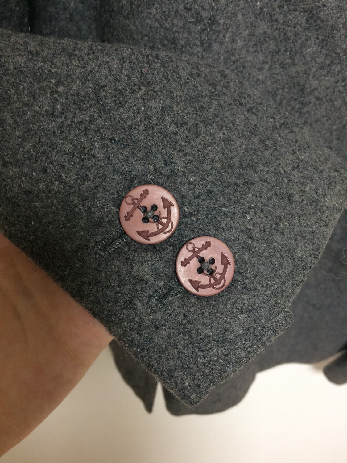 해군 마린 단추 코트 자켓 상품이미지3