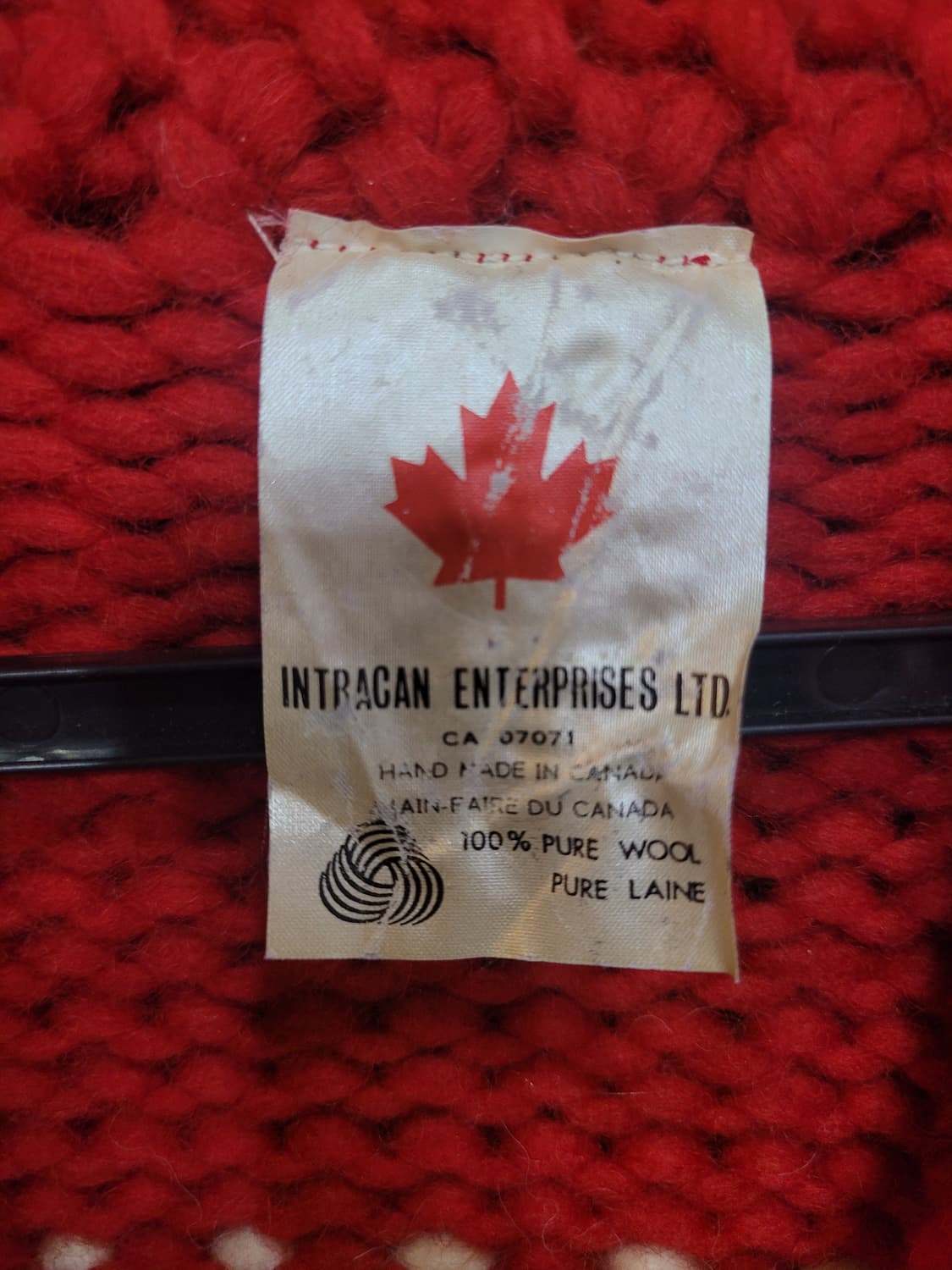 캐나다 코위찬 헤비울 스웨터 여성용 희귀템 상품이미지4