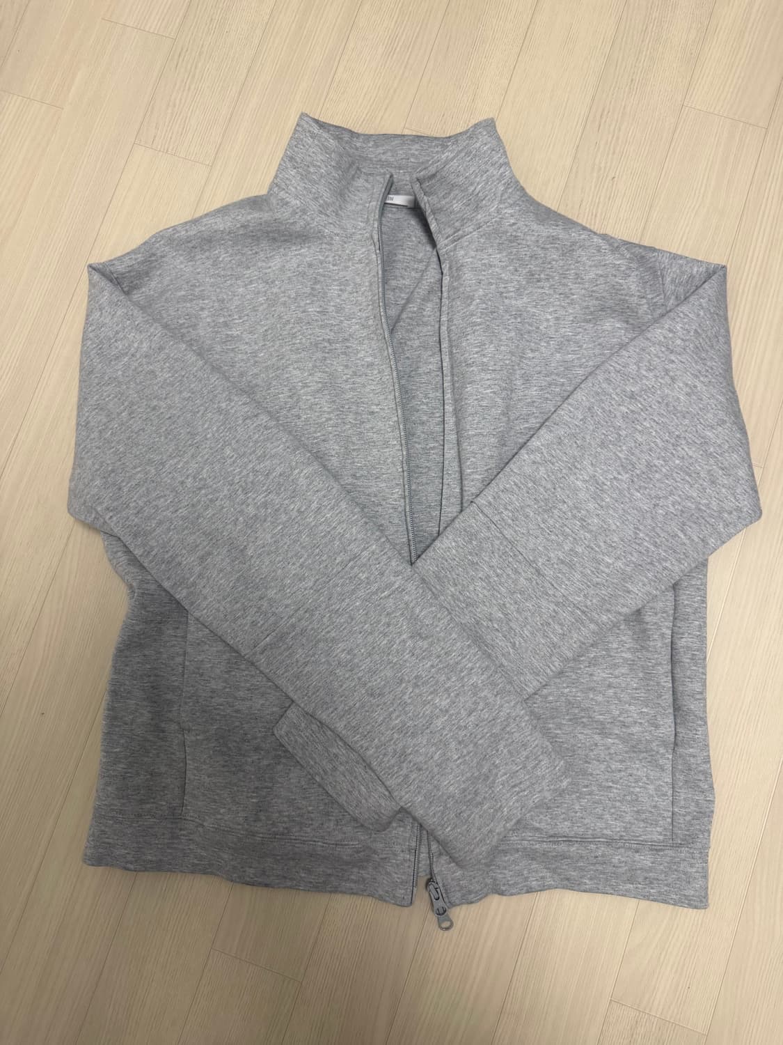 다이브인 유니폼 집업 저지 멜란지 그레이 상품이미지1