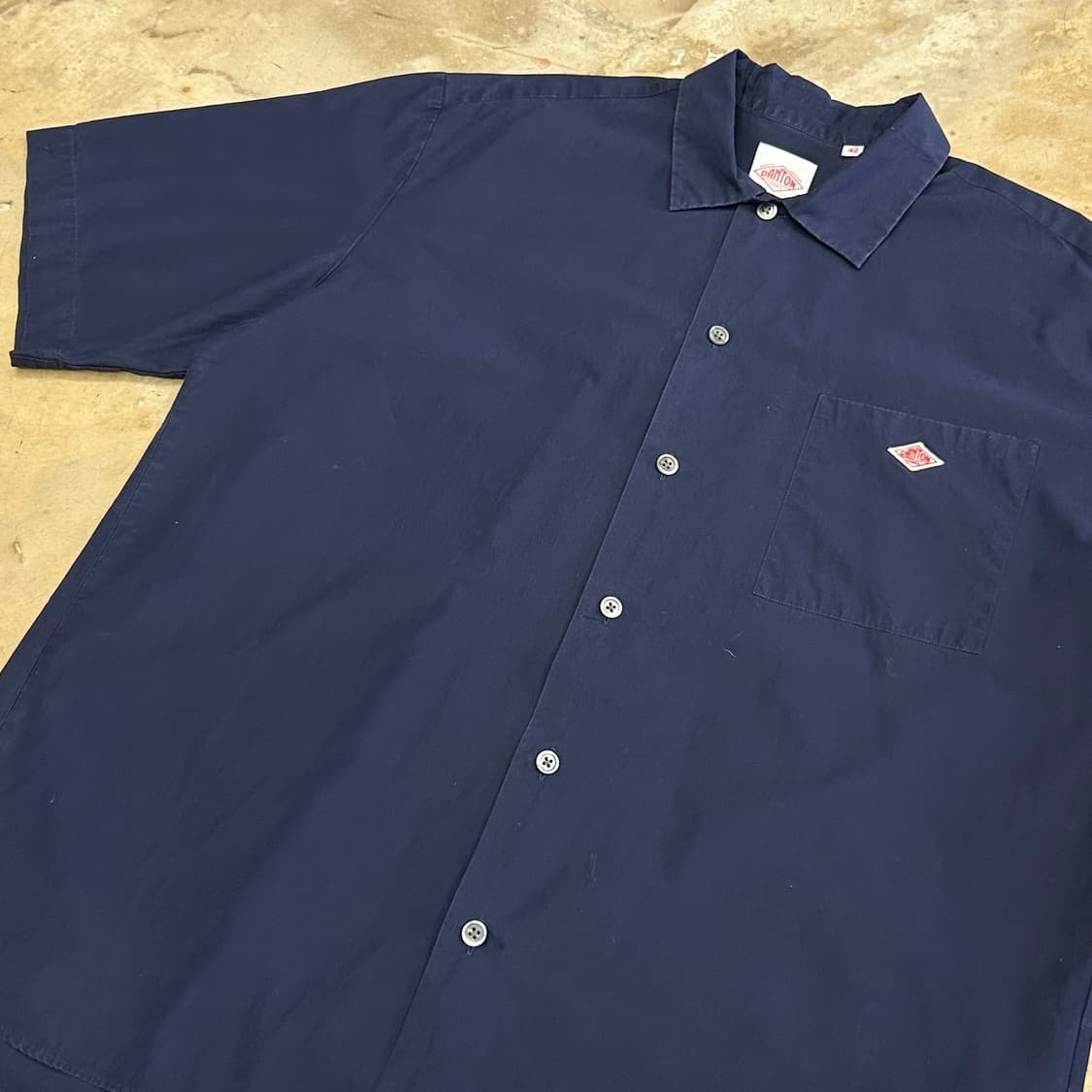 🫶🏻 단톤 네이비 반팔 셔츠 🫶🏻 상품이미지2