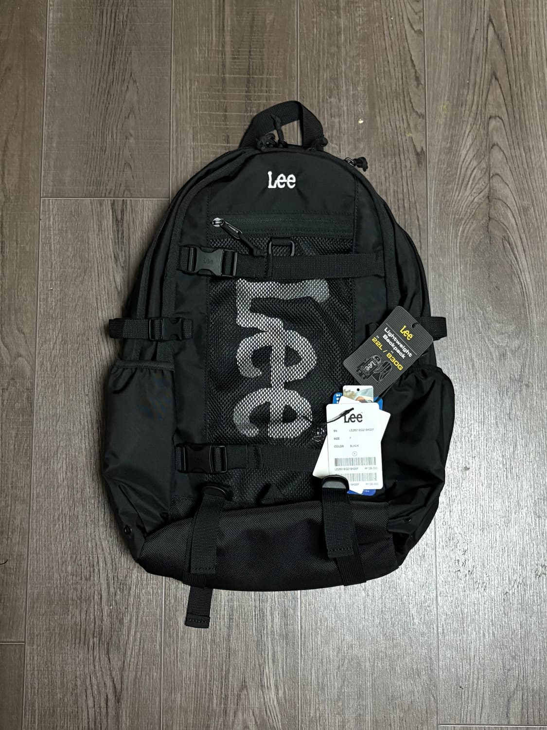 Lee 에어리 백팩 22L 블랙 상품이미지1