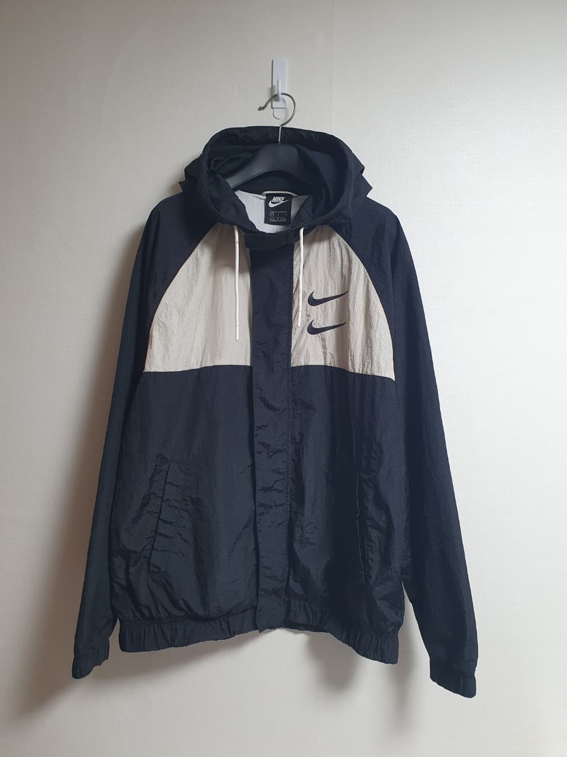 택포가 나이키 윈드브레이커 더블 스우시 우븐 후디 바람막이 L 상품이미지2