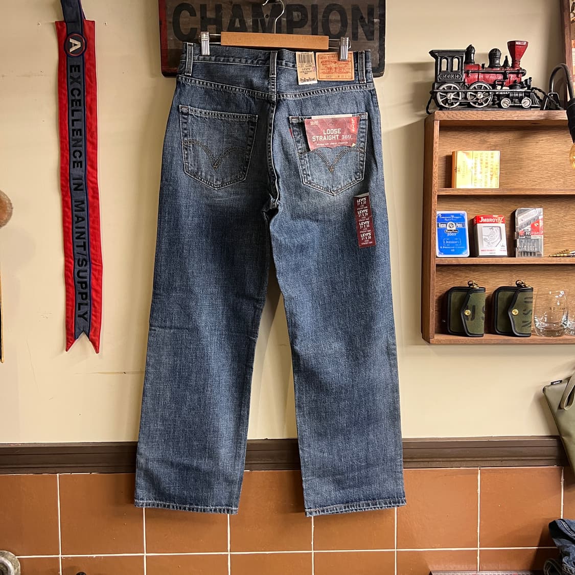 00's 리바이스 569 데님 31x30 Size (32인치) 데드스탁 상품이미지5