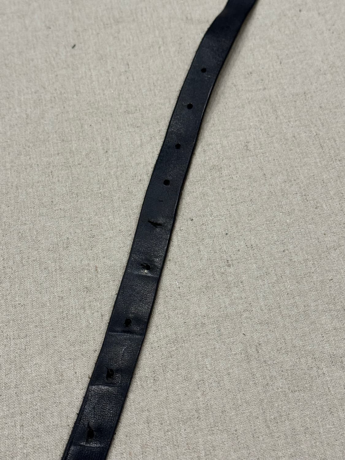 Bed J.W. Ford 실버925 빅버클 레더 벨트 상품이미지6