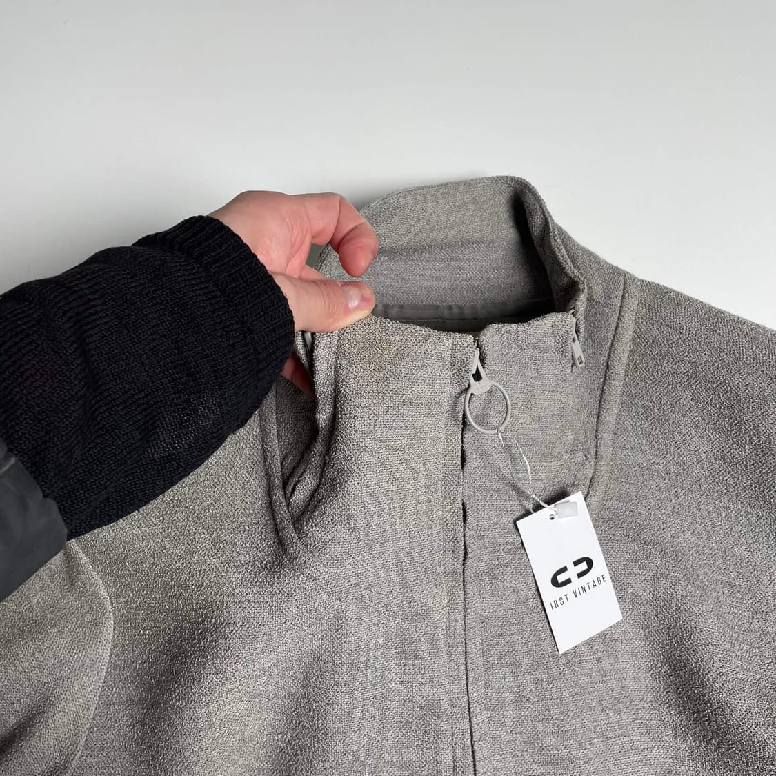 t.b  넥 3지퍼 울 블렌드 자켓 상품이미지6