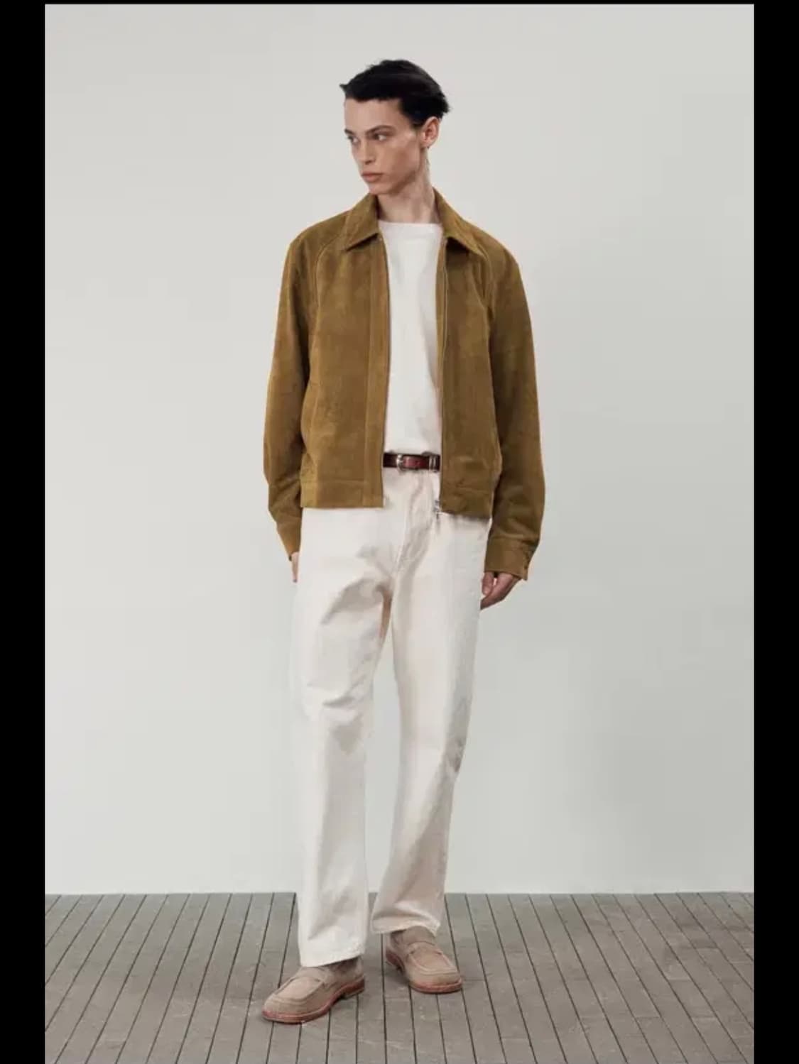 브라운야드 스웨이드 블루종 4사이즈 팝니다 상품이미지1