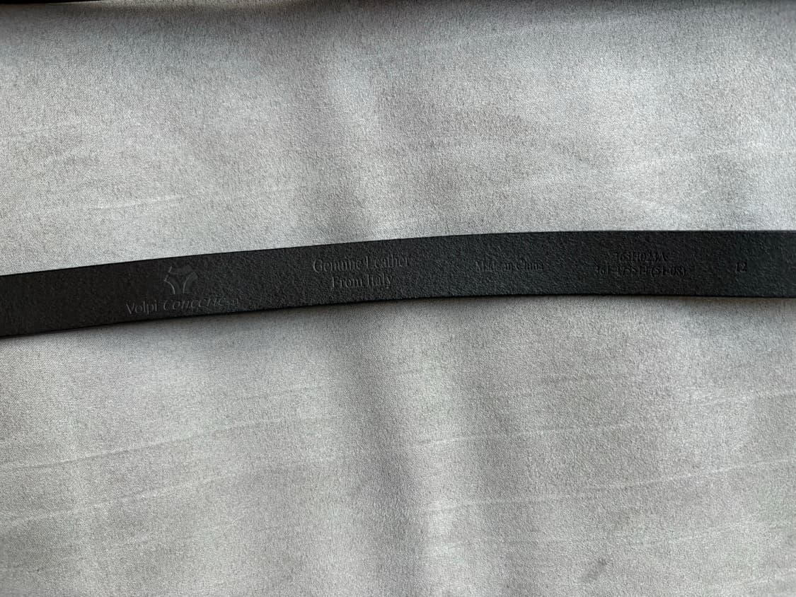 유니클로u 내로우 롱 레더 벨트 블랙,다크브라운/L 상품이미지6