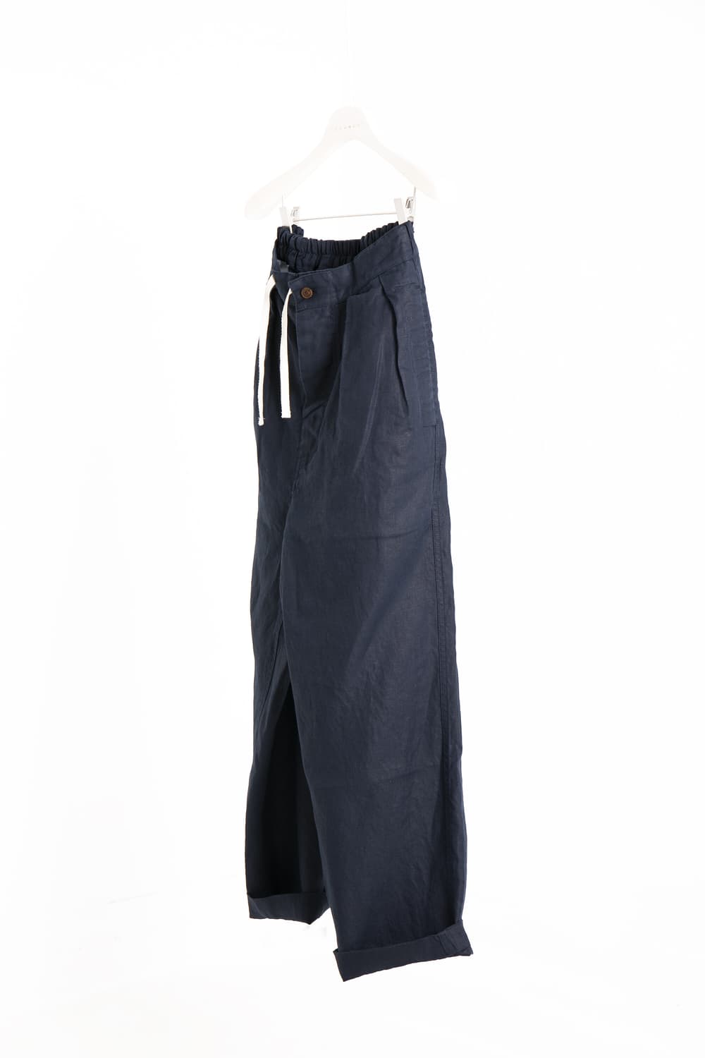 [L] 도큐먼트 린넨 페인터 팬츠 네이비 document 상품이미지2