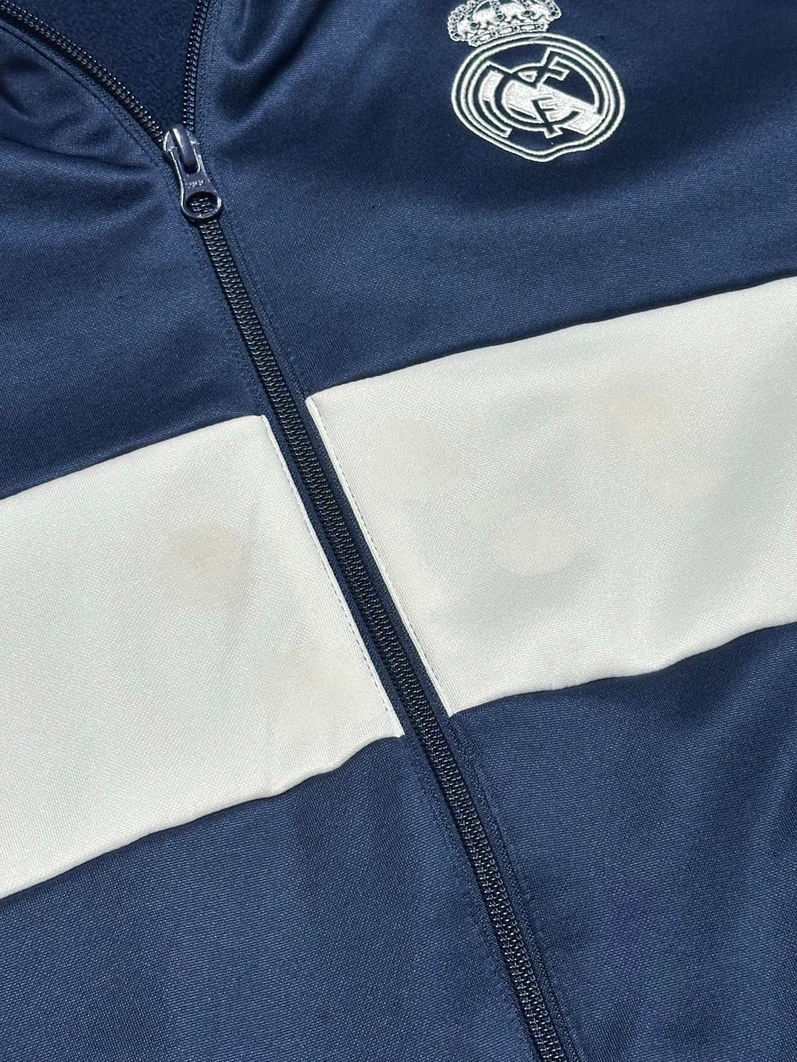 대장급) 아디다스 레알 마드리드 배색 트랙탑 져지 네이비 화이트 상품이미지6
