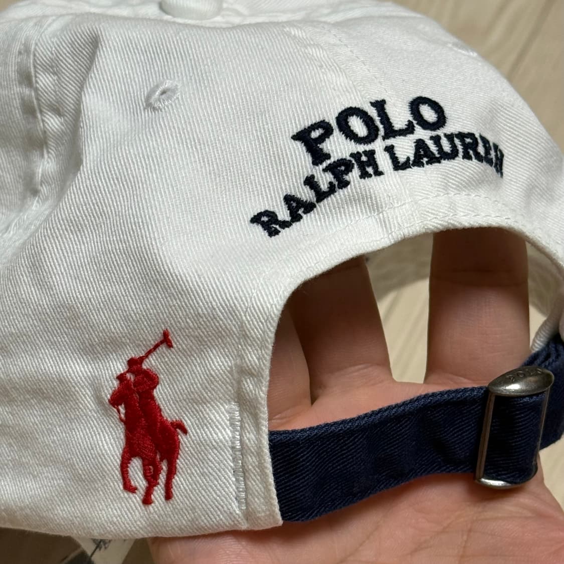 폴로 랄프로렌 화이트 볼캡 상품이미지3