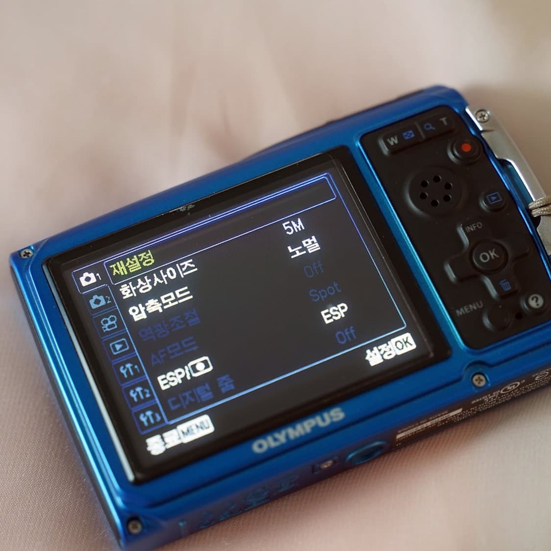 올림푸스 터프 TG-310 블루 Olympus Tough blue 상품이미지3