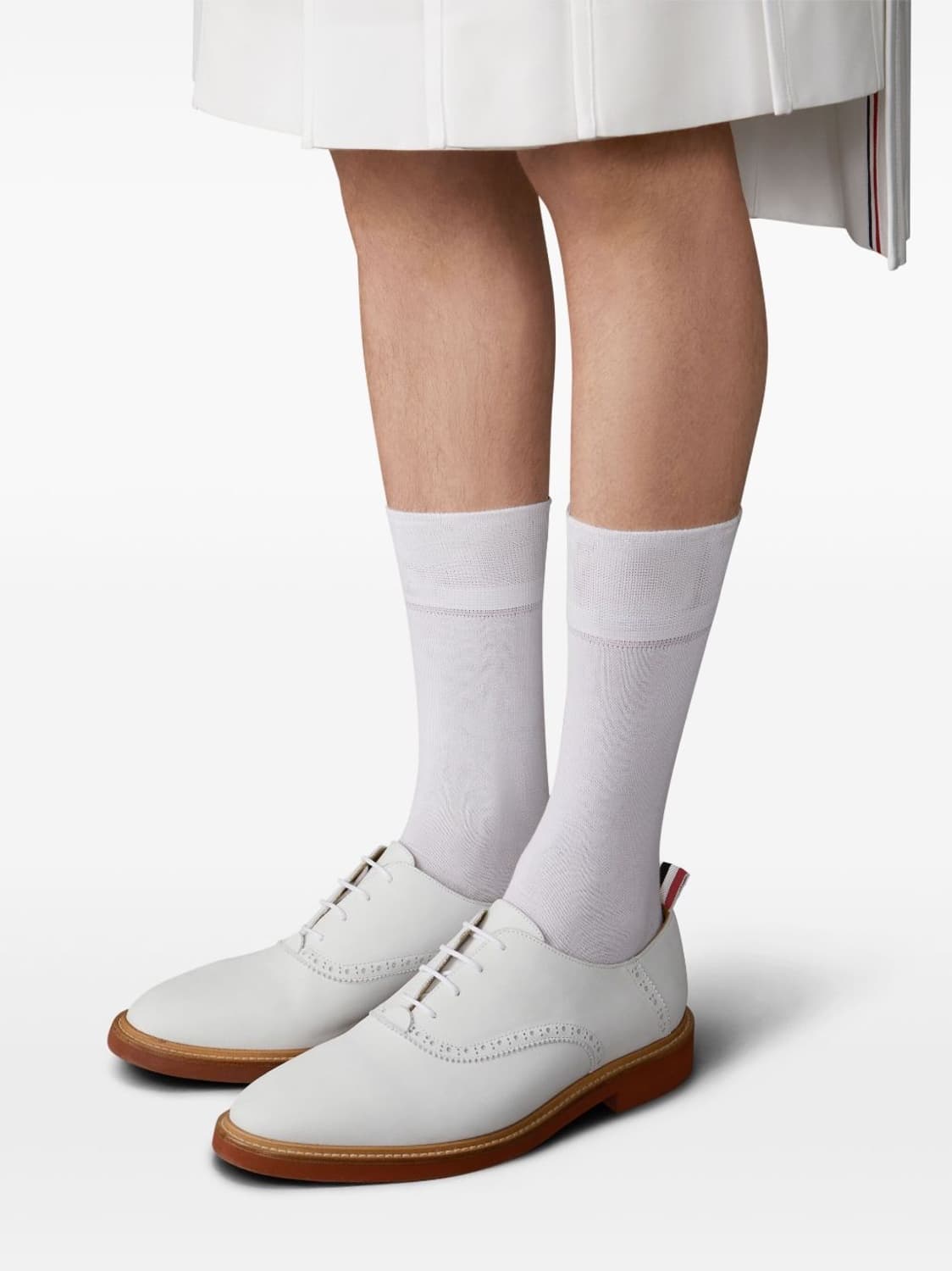 톰브라운 화이트 누벅 새들슈즈 [42.5] 상품이미지2