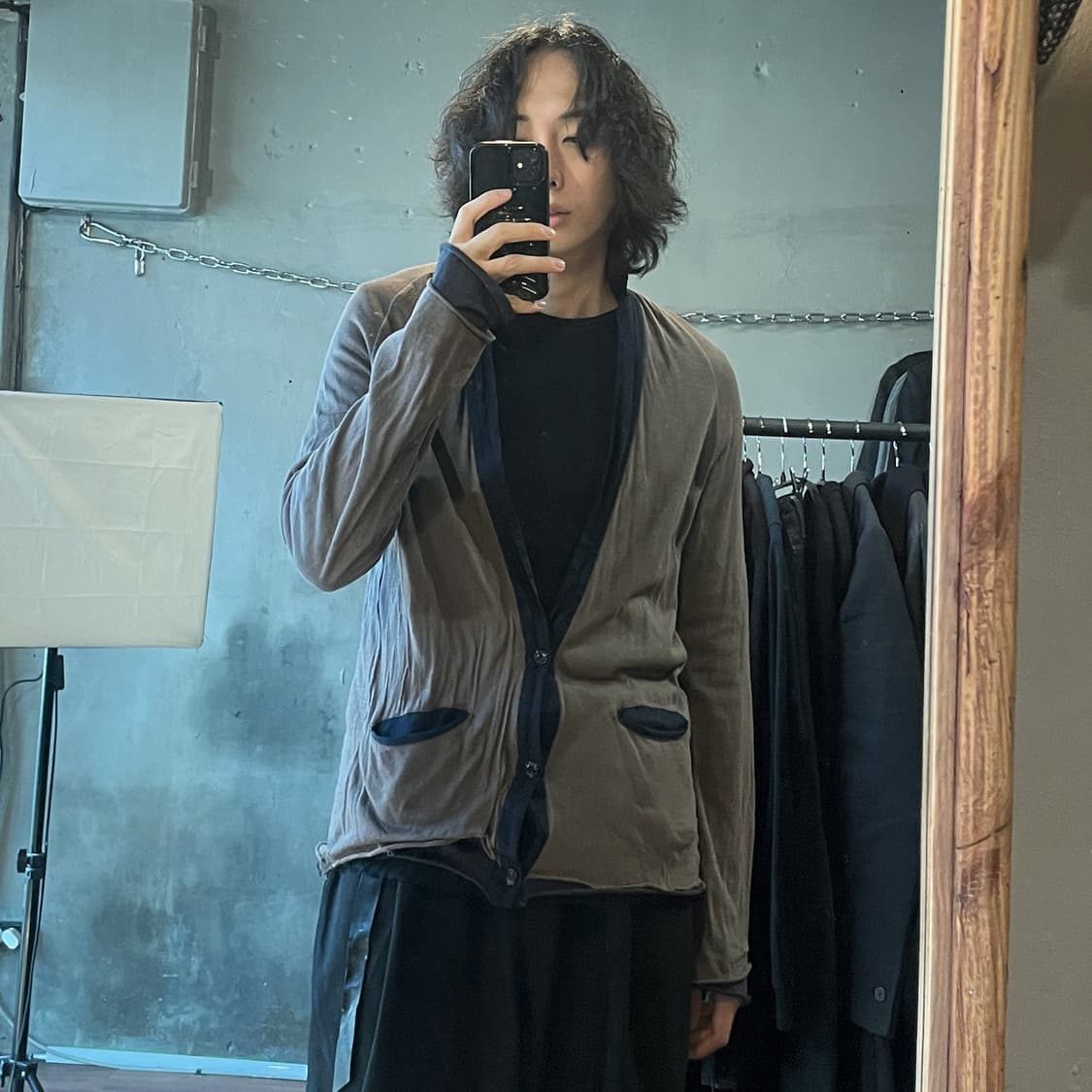 컬러 레이어드 가디건 상품이미지2