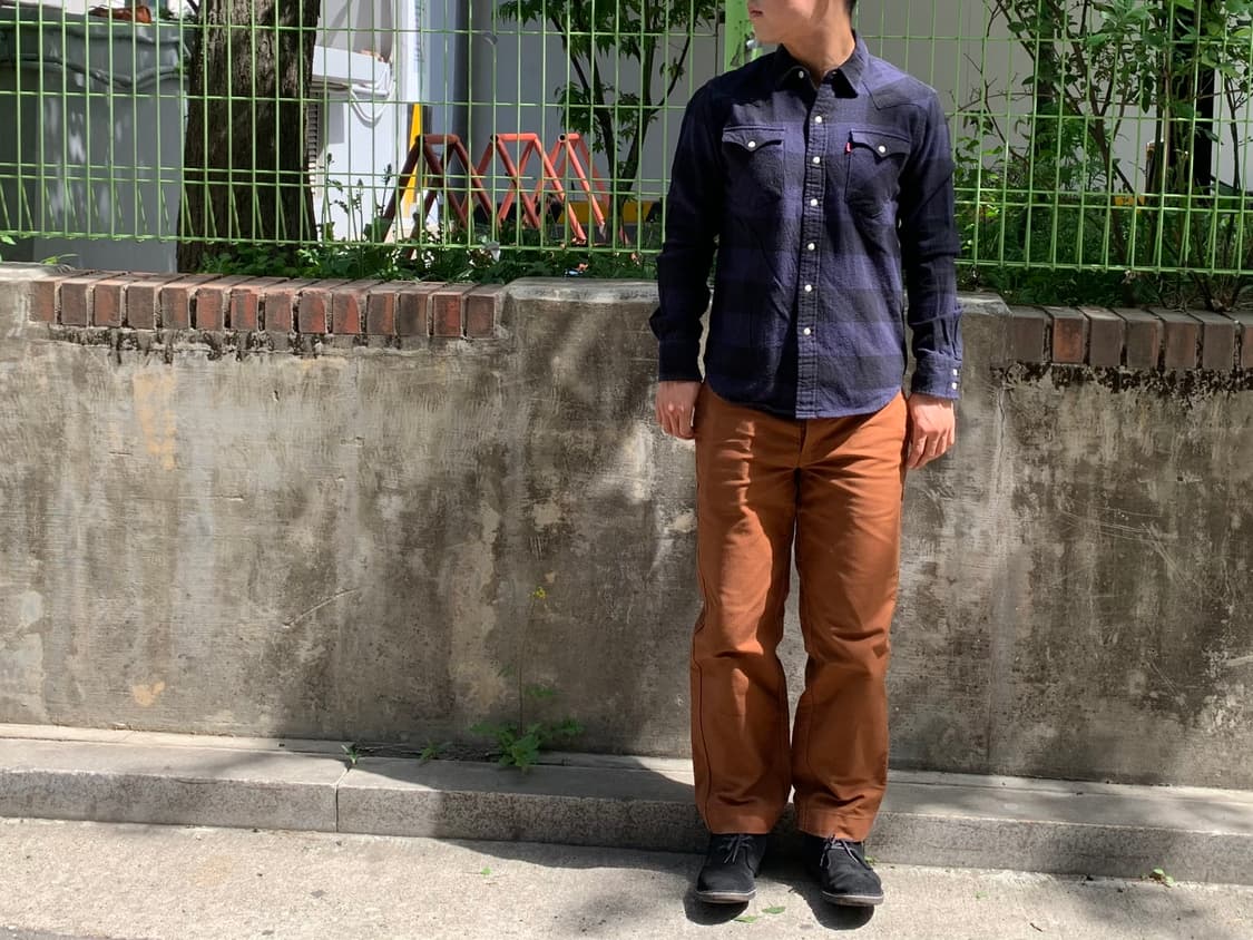 [LEVI'S] check cotton shirts 상품이미지2