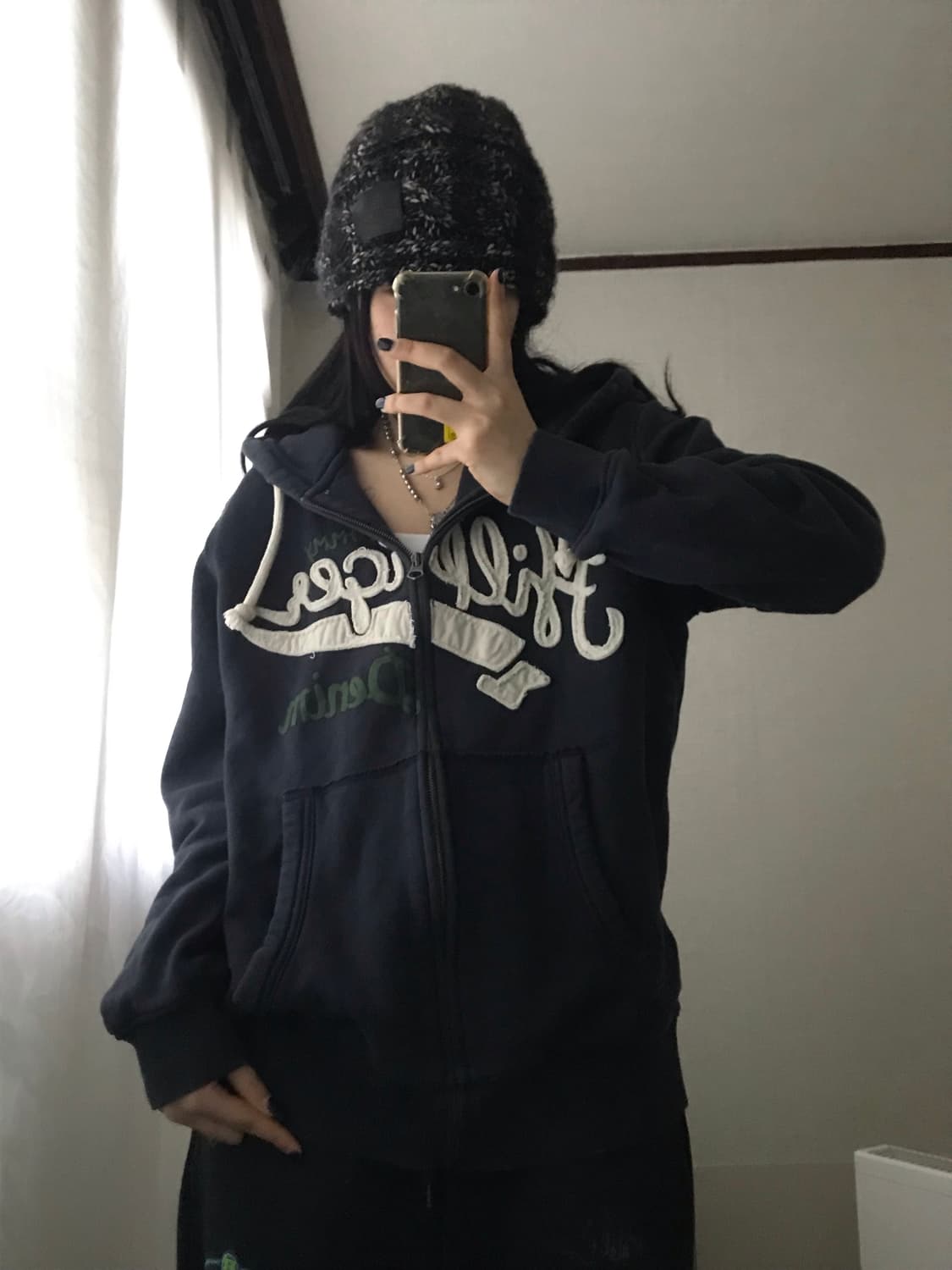 타미힐피거 네이비 후드집업 상품이미지5