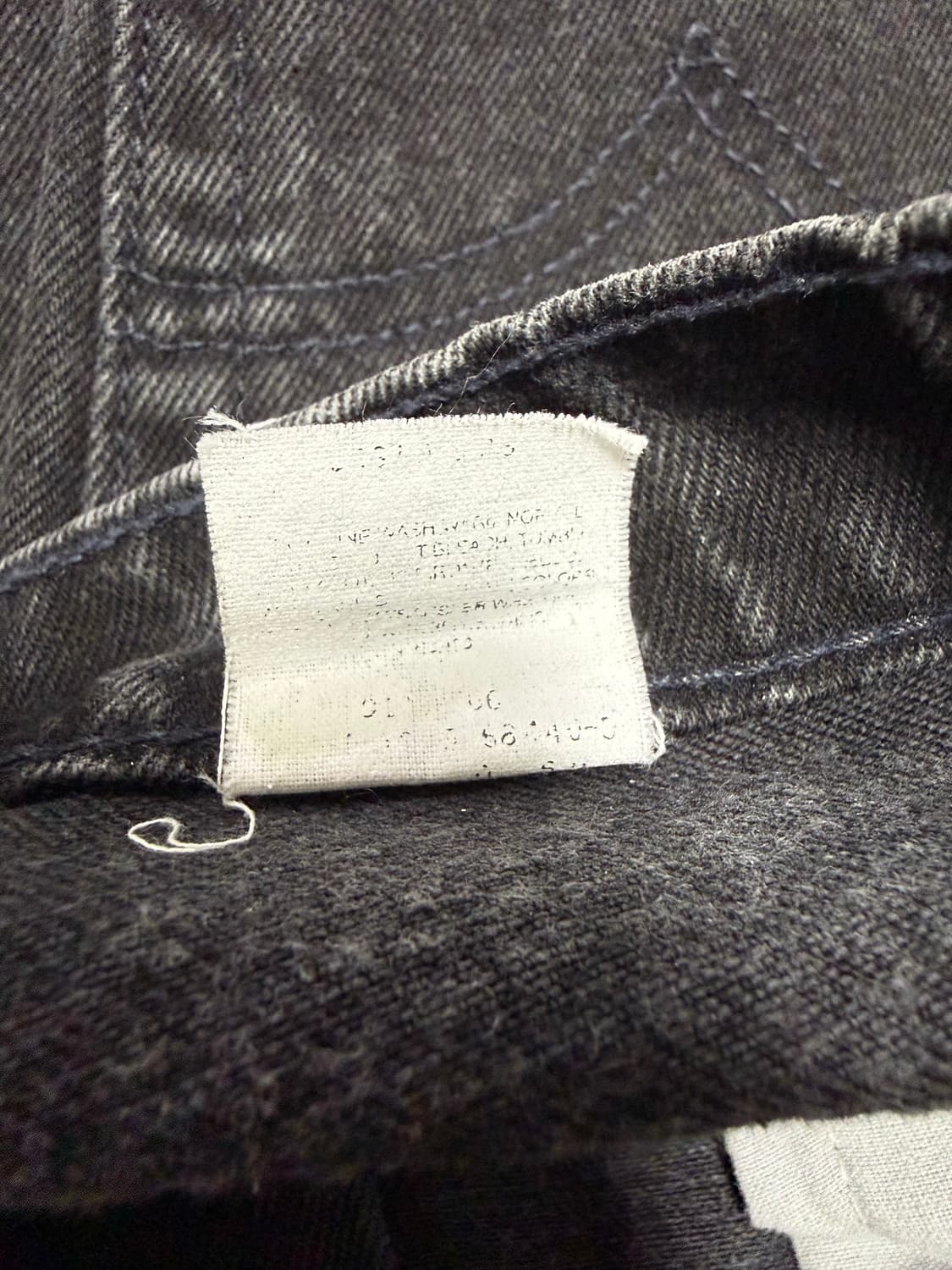 90s 리바이스 우먼 블랙 데님 550 28인치 상품이미지6