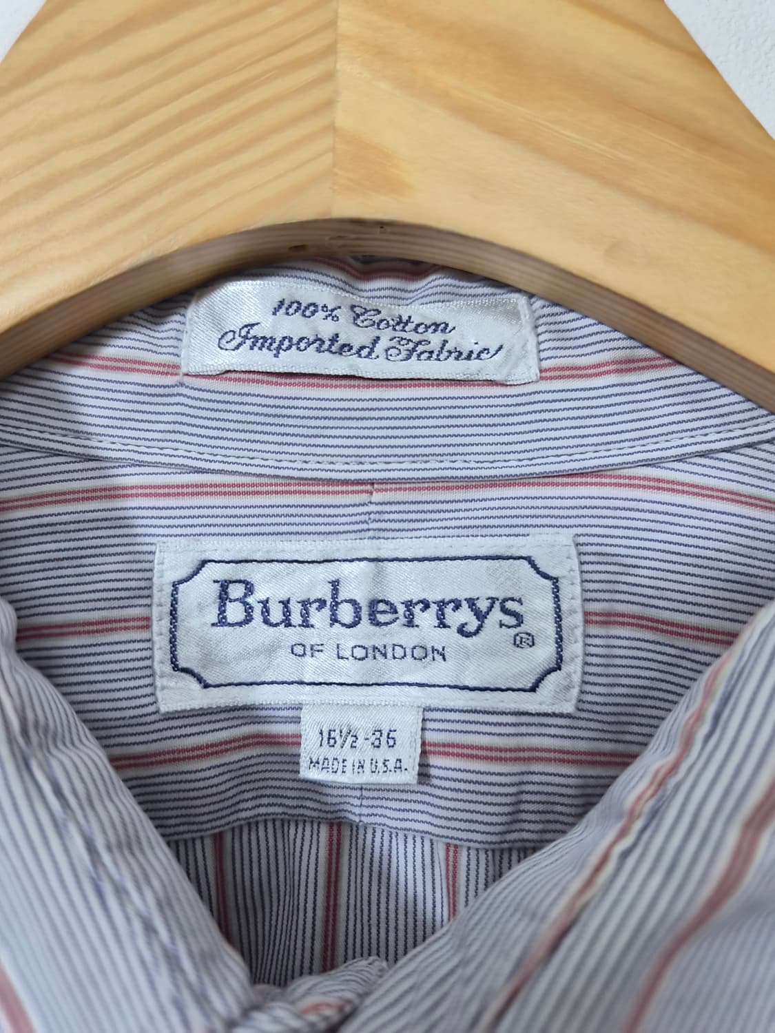버버리 스트라이프 셔츠 L~XL - S50 상품이미지4