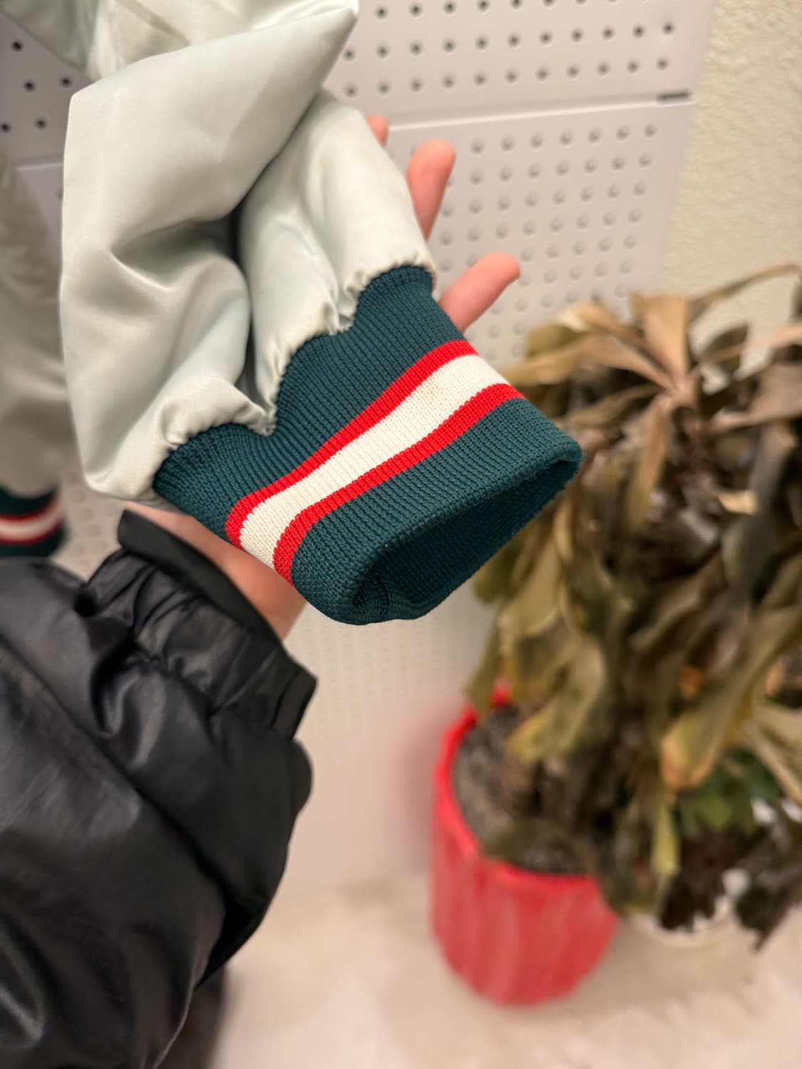 USA 오리지날 빅로고 사틴 바시티 자켓 U107 상품이미지4