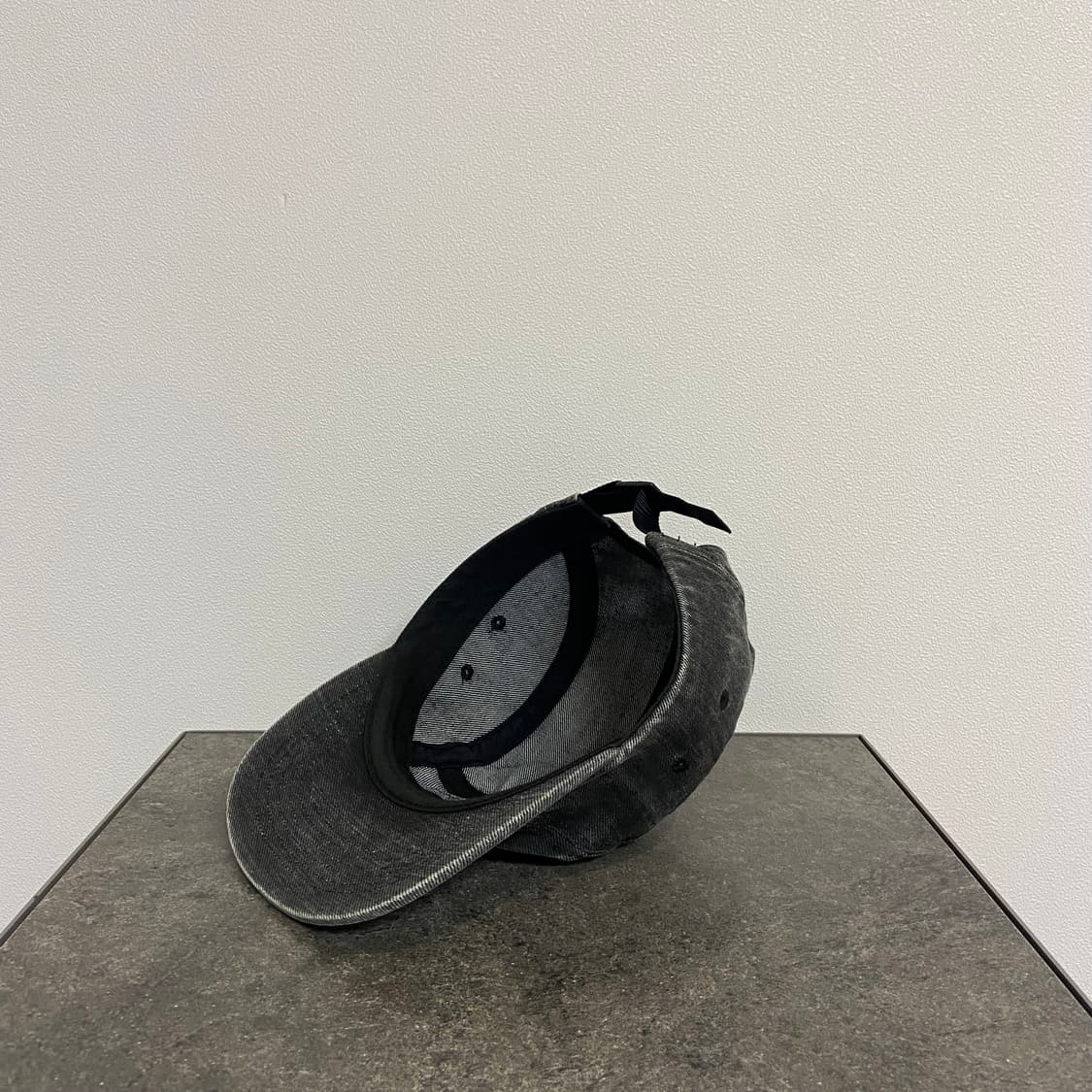 (OS) 슈프림 박스로고 캠프캡 모자 데님 블랙 상품이미지6