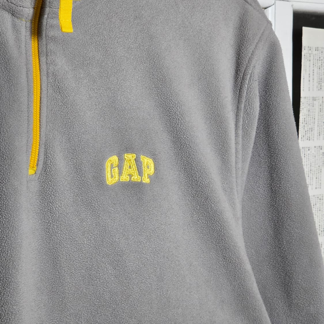 갭 빈티지 연그레이 후리스 반집업 아노락 맨투맨 상품이미지4