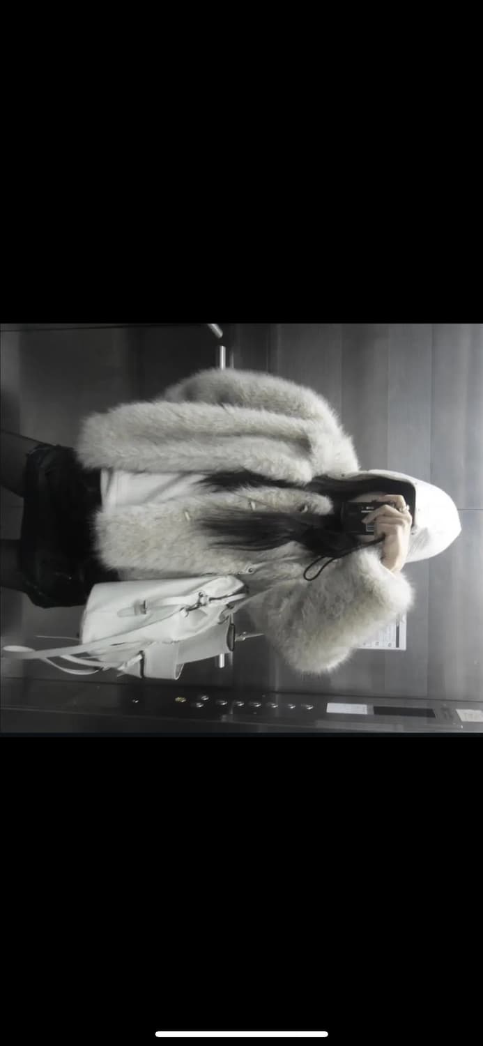 슬립오버 블랙업 퍼자켓 상품이미지2