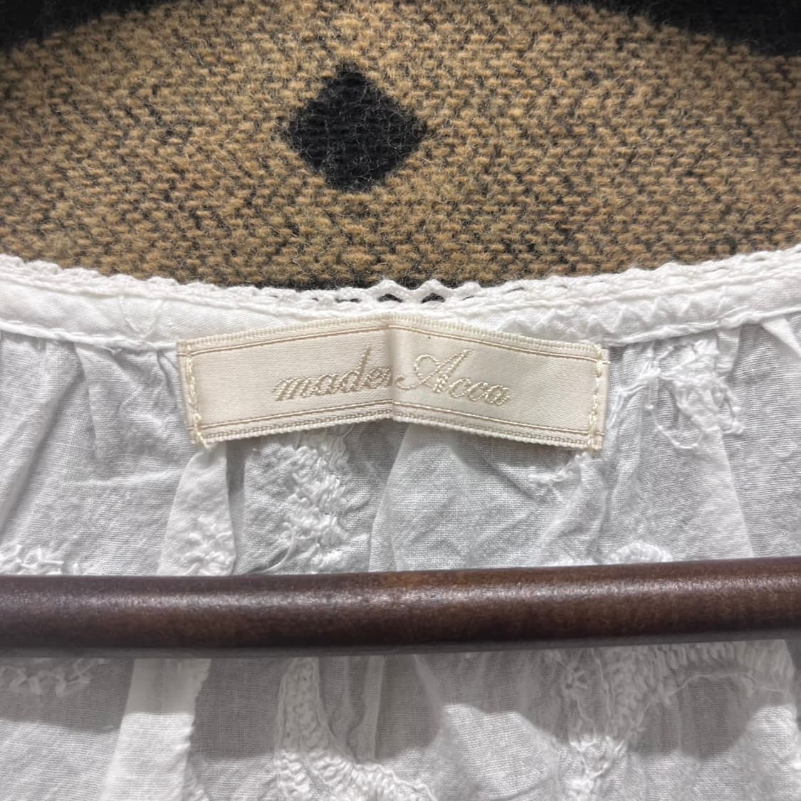 빈티지 프릴 레이스 란제리코어 슬리브리스 나시 원피스　K0008 상품이미지6