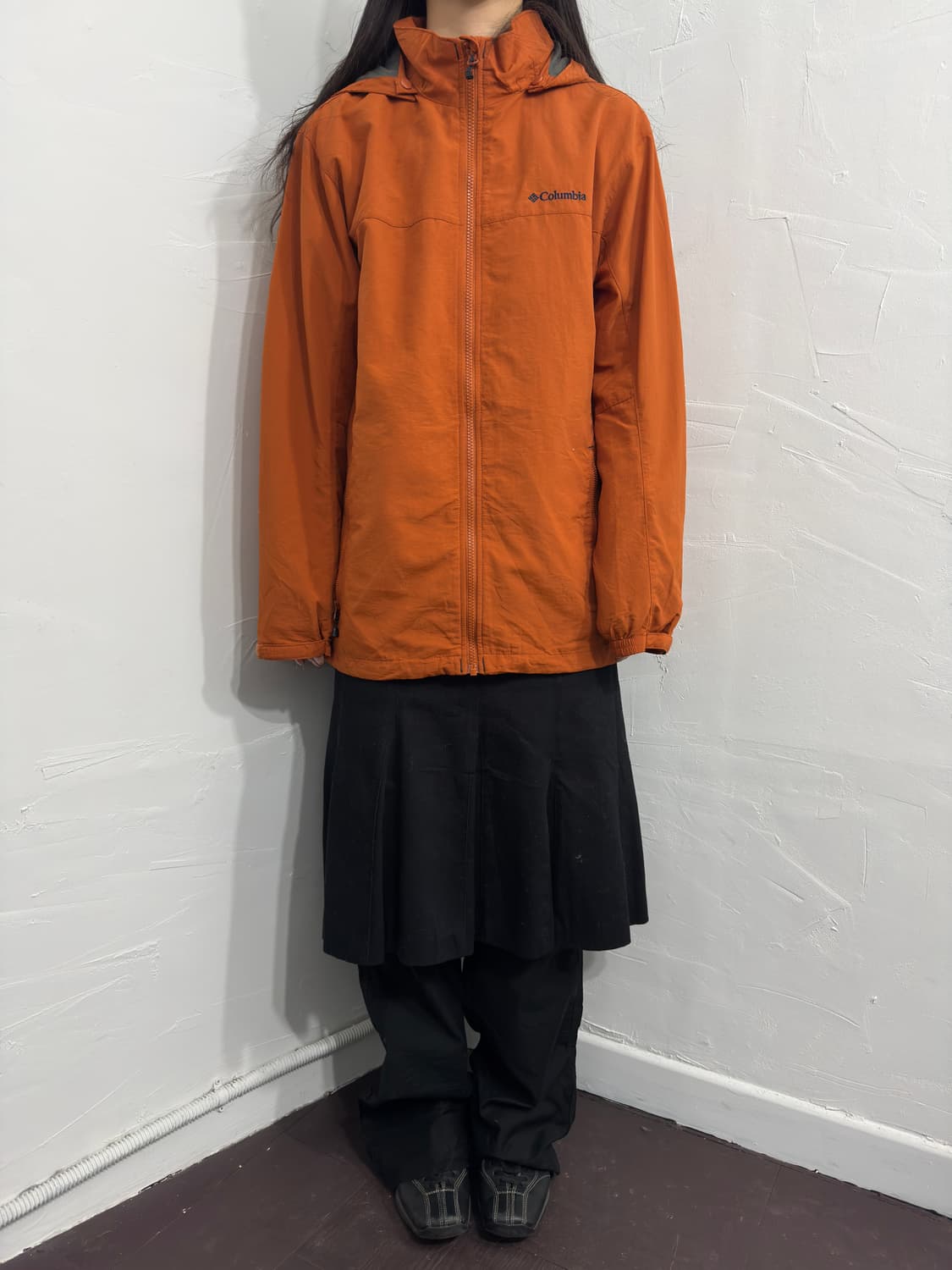 columbia orange hood jacket 상품이미지3