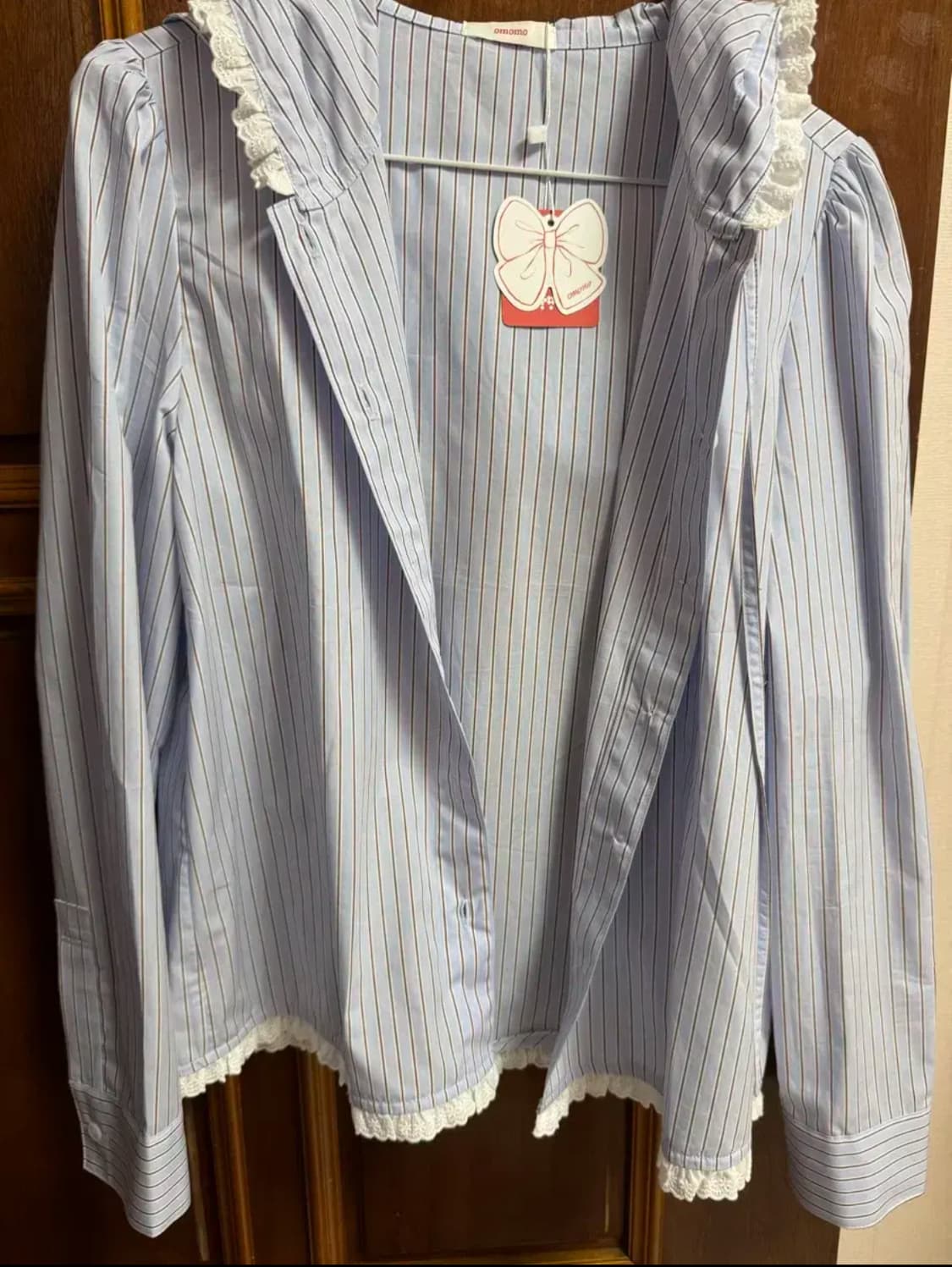 오모모 omomo sociu shirt blue 수시오 셔츠 블루 팝니다 상품이미지2
