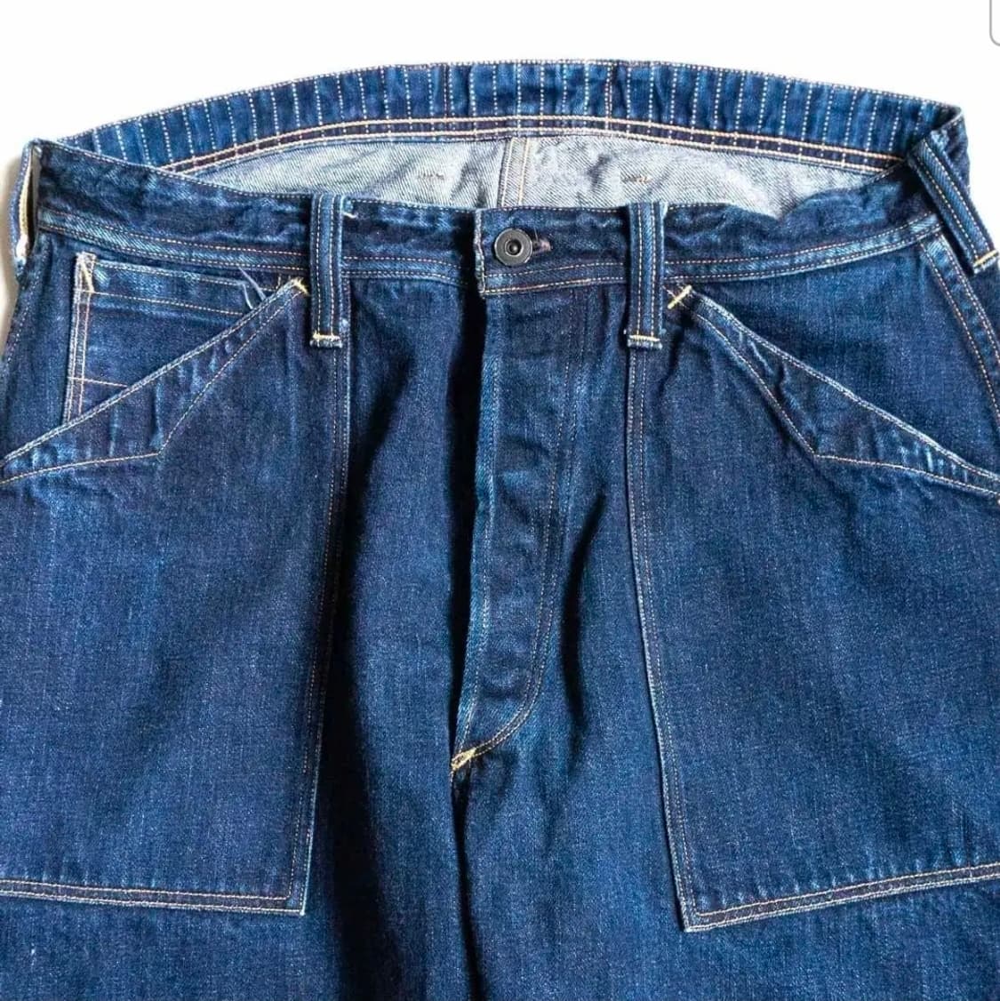 프리휠러스 유니온 스페셜 롱쇼어맨 데님팬츠 34 상품이미지4