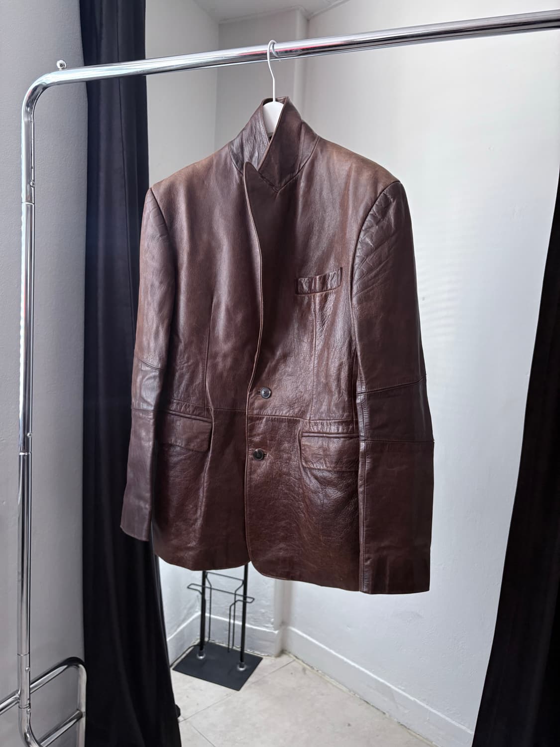 DKNY leather jacket 상품이미지3