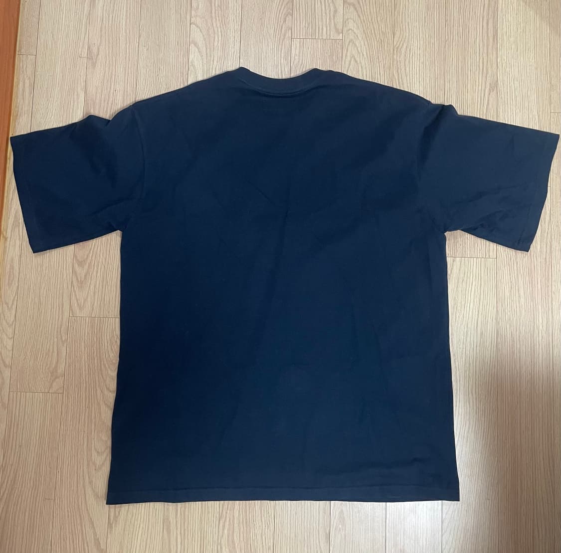 브라운야드 무지 네이비 반팔 티셔츠 상품이미지2