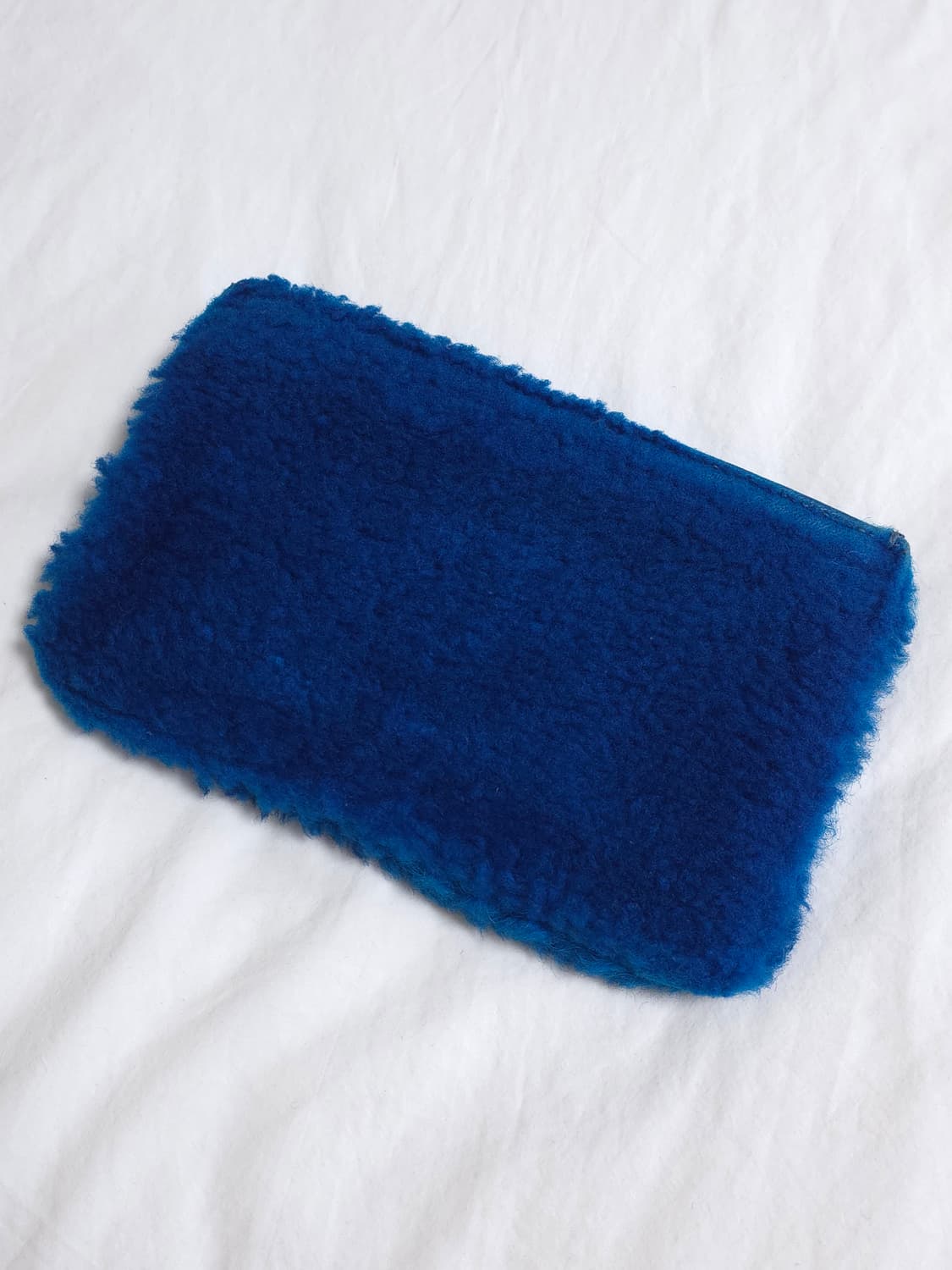 [OS] 크롬하츠 시어링 스크롤라벨 코인 파우치 지갑 블루 상품이미지3