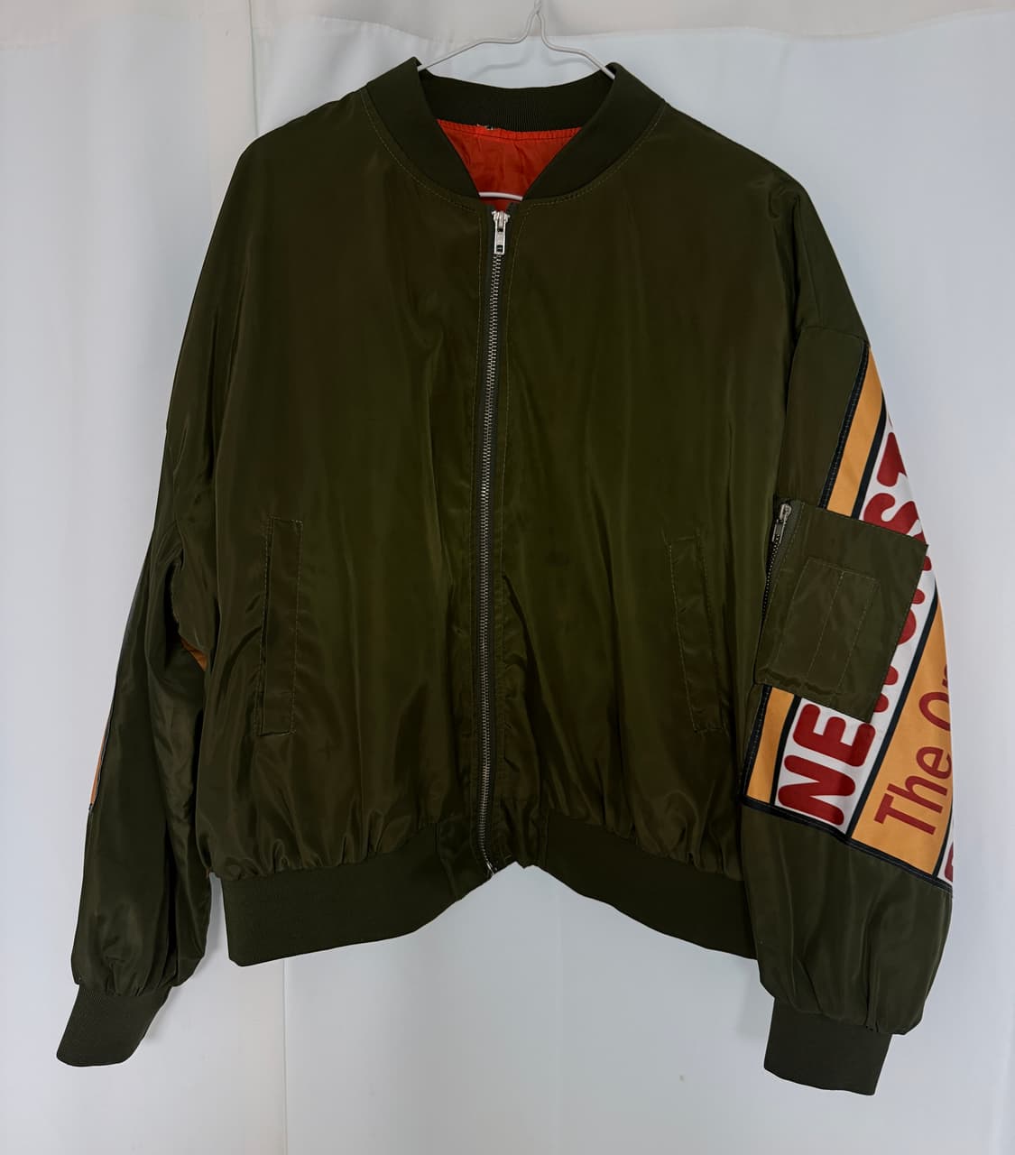 Dark Mild Back Printed MA-1 Jacket 상품이미지5