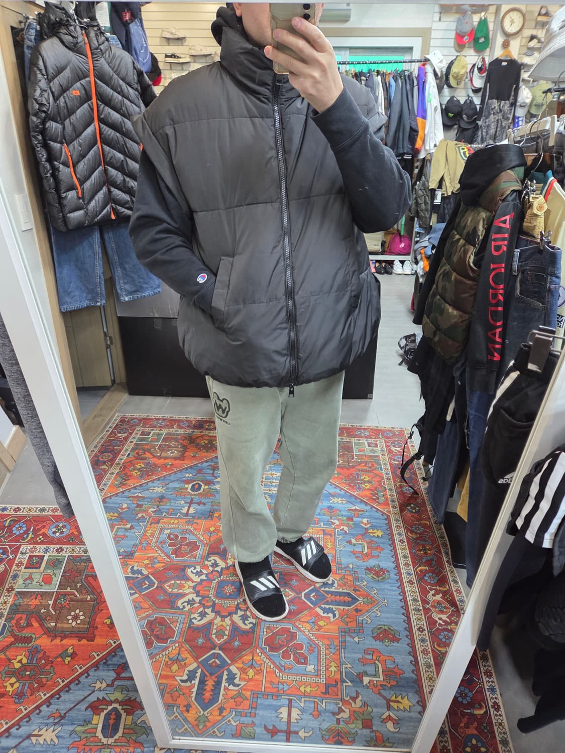 자라 투웨이 오버핏 패딩조끼 표기 m 가능사이즈 xxl 상품이미지6