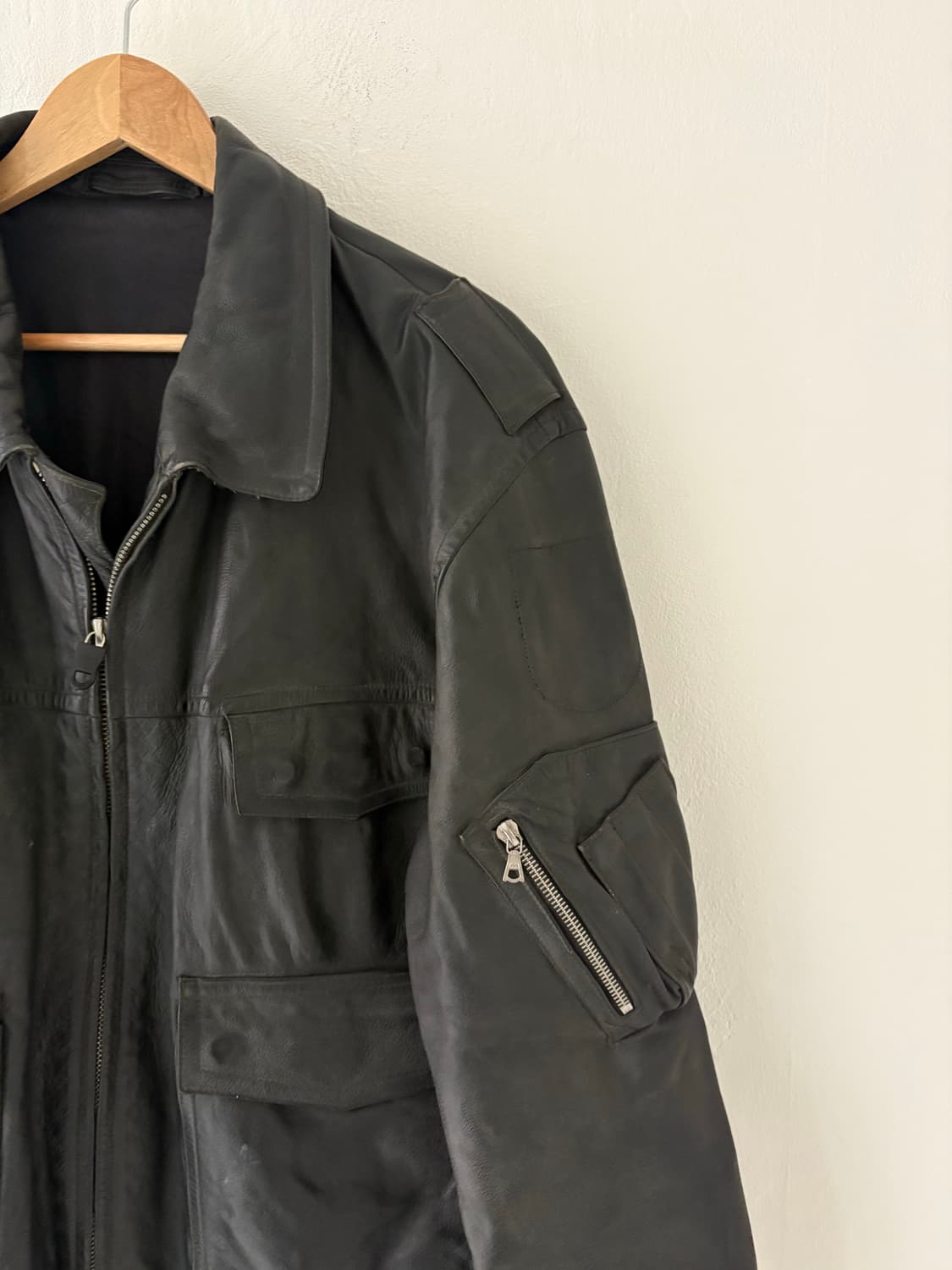 90-00's Original German Polizei Leather  상품이미지3