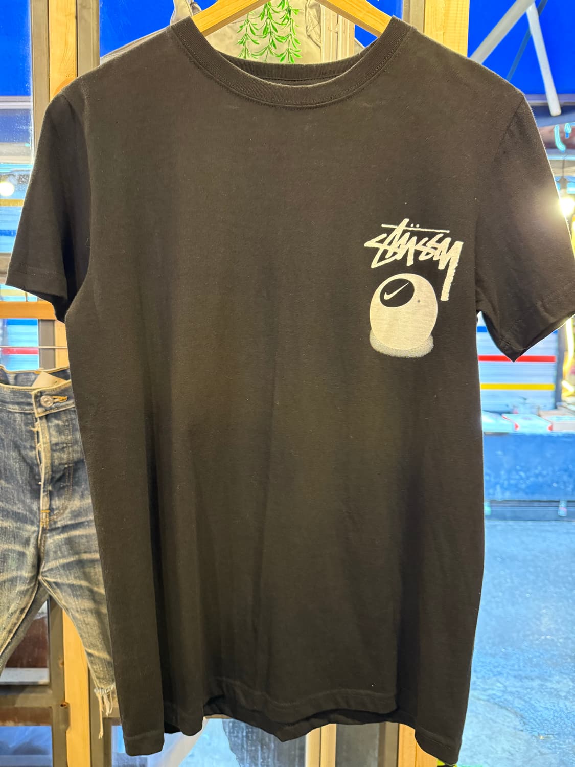 나투시 나이키 스투시 8볼 티셔츠 블랙 상품이미지1