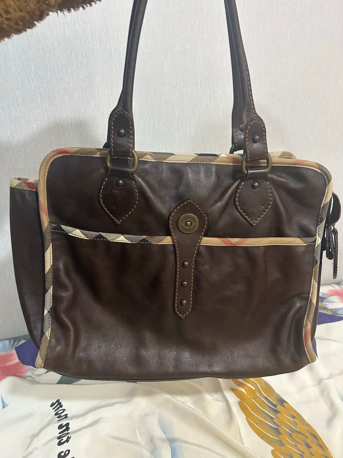 버버리 하우스 체크 토트백 상품이미지2