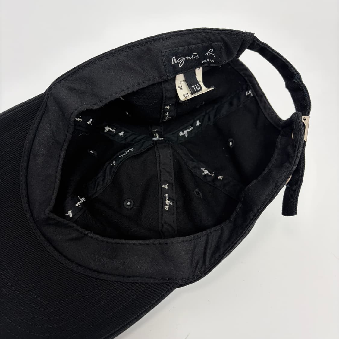 아네스베 agnes b 로고 볼캡 모자 상품이미지6