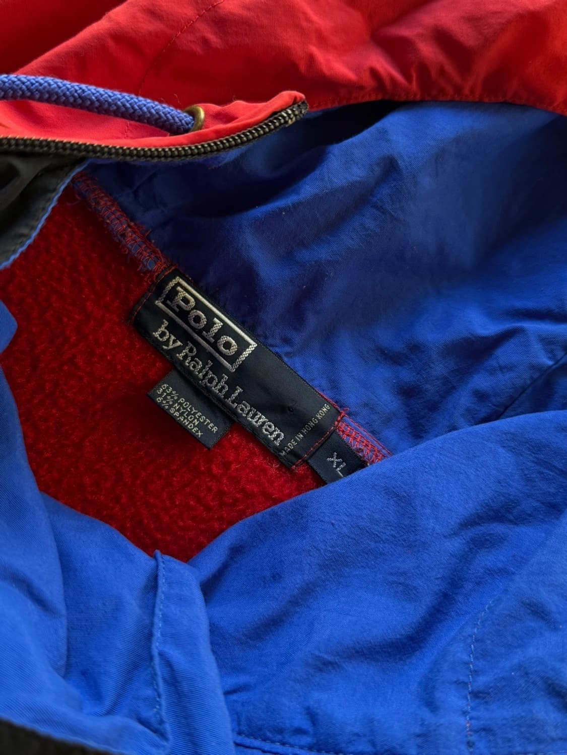 폴로 랄프로렌 하이테크 플리스 아노락 파카 105 아카이브 상품이미지9