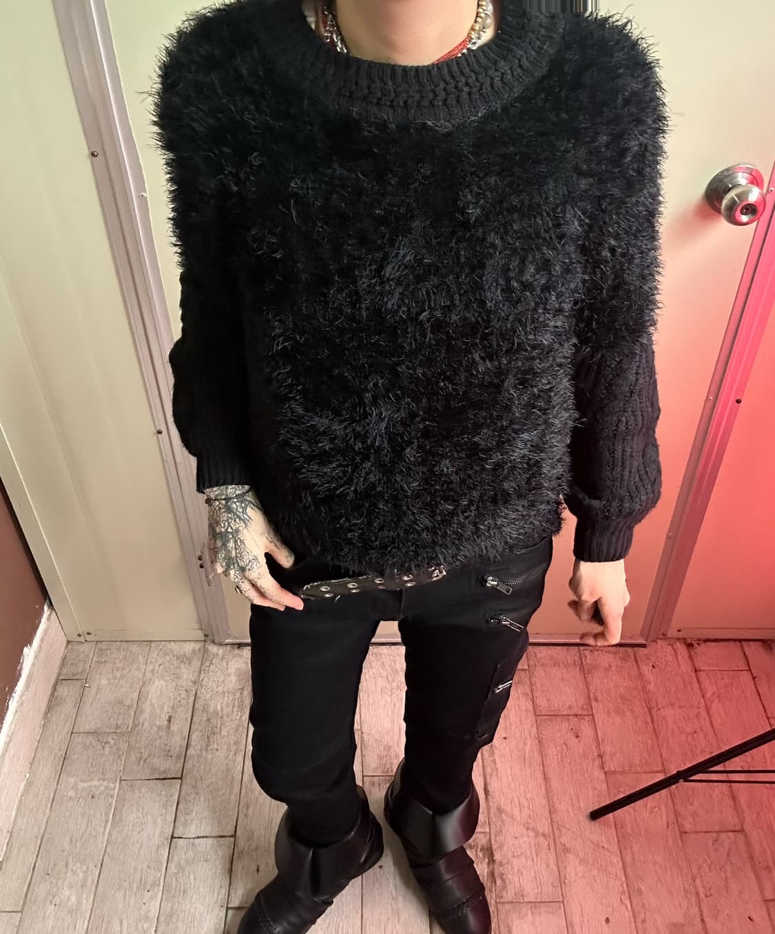 hairy over-fit knit 상품이미지2